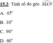 Trắc nghiệm Tam giác cân