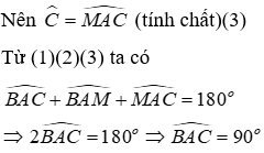 Trắc nghiệm Tam giác cân