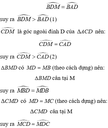 Trắc nghiệm Tam giác cân