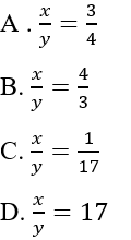 Trắc nghiệm Tỉ lệ thức