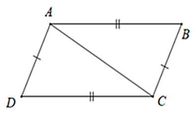 Trắc nghiệm Trường hợp bằng nhau thứ nhất của tam giác: cạnh - cạnh - cạnh (c.c.c) - Bài tập Toán lớp 7 chọn lọc có đáp án, lời giải chi tiết