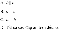 Trắc nghiệm Từ vuông góc đến song song