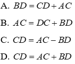 Trắc nghiệm Trường hợp bằng nhau thứ ba của tam giác: góc - cạnh - góc (g.c.g)