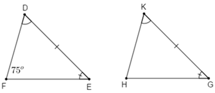 Trắc nghiệm Trường hợp bằng nhau thứ ba của tam giác: góc - cạnh - góc (g.c.g)