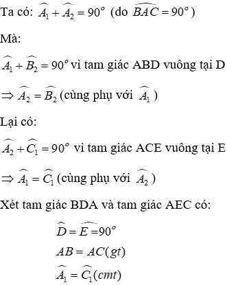 Trắc nghiệm Trường hợp bằng nhau thứ ba của tam giác: góc - cạnh - góc (g.c.g)