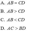 Trắc nghiệm Trường hợp bằng nhau thứ ba của tam giác: góc - cạnh - góc (g.c.g)