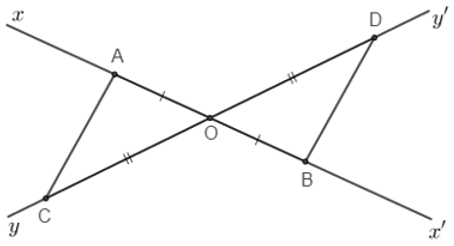 Trắc nghiệm Trường hợp bằng nhau thứ hai của tam giác: cạnh - góc - cạnh (c.g.c)