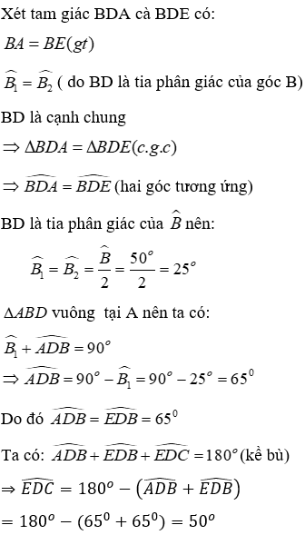 Trắc nghiệm Trường hợp bằng nhau thứ hai của tam giác: cạnh - góc - cạnh (c.g.c)