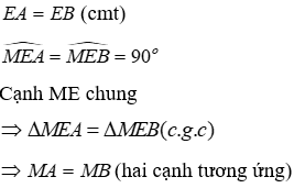 Trắc nghiệm Trường hợp bằng nhau thứ hai của tam giác: cạnh - góc - cạnh (c.g.c)