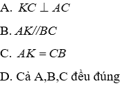 Trắc nghiệm Trường hợp bằng nhau thứ hai của tam giác: cạnh - góc - cạnh (c.g.c)