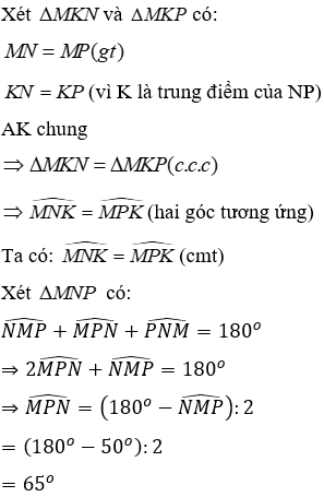 Trắc nghiệm Trường hợp bằng nhau thứ nhất của tam giác: cạnh - cạnh - cạnh (c.c.c)