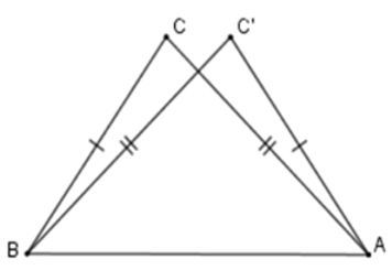 Trắc nghiệm Trường hợp bằng nhau thứ nhất của tam giác: cạnh - cạnh - cạnh (c.c.c)