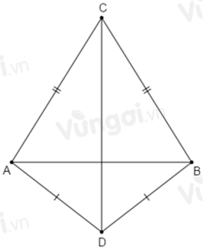 Trắc nghiệm Trường hợp bằng nhau thứ nhất của tam giác: cạnh - cạnh - cạnh (c.c.c)