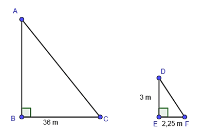 Áp dụng các trường hợp đồng dạng của tam giác vào vấn đề thực tiễn lớp 8 (cách giải + bài tập)