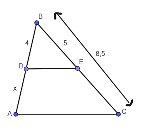 Định lí Thalès trong tam giác lớp 8 (cách giải + bài tập)