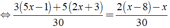 Bài tập Phương trình đưa được về dạng ax + b = 0 | Lý thuyết và Bài tập Toán 8 có đáp án