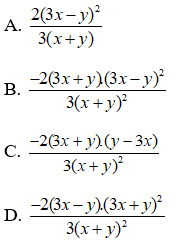 Bài tập Phép chia các phân thức đại số | Lý thuyết và Bài tập Toán 8 có đáp án