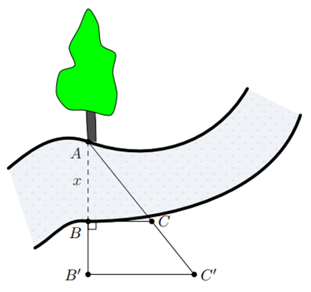 Các Bài toán thực tế về vận dụng các tam giác vuông đồng dạng lớp 8 (cách giải + bài tập)