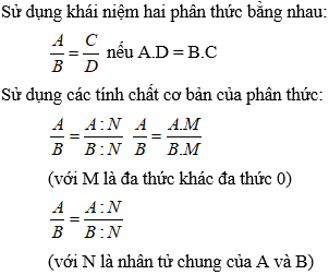 Cách chứng minh hai phân thức bằng nhau cực hay, có đáp án