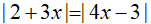 Cách giải phương trình chứa dấu giá trị tuyệt đối |A(x)| = |B(x)|