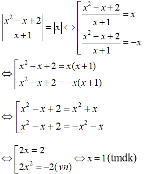 Cách giải phương trình chứa dấu giá trị tuyệt đối |A(x)| = |B(x)|