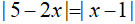 Cách giải phương trình chứa dấu giá trị tuyệt đối |A(x)| = |B(x)|