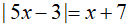 Cách giải phương trình chứa dấu giá trị tuyệt đối |A(x)| = B(x)