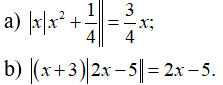 Cách giải phương trình chứa dấu giá trị tuyệt đối |A(x)| = B(x)