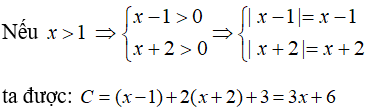 Cách giải phương trình chứa dấu giá trị tuyệt đối |A(x)| + |B(x)| = C(x)