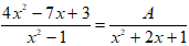 Cách tìm đa thức A để hai phân thức bằng nhau cực hay, có đáp án