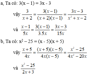 Cách tìm đa thức A để hai phân thức bằng nhau cực hay, có đáp án