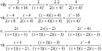 Cách tìm đa thức A để hai phân thức bằng nhau cực hay, có đáp án