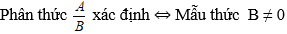 Cách tìm điều kiện để phân thức được xác định cực hay, có đáp án