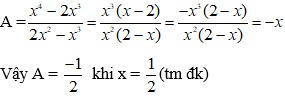 Cách tìm giá trị của biến x để phân thức có giá trị bằng cực hay, có đáp án