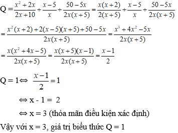 Cách tìm giá trị của biến x để phân thức có giá trị bằng cực hay, có đáp án