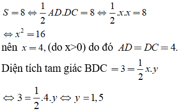 Cách tính độ dài đoạn thẳng bằng công thức tính diện tích