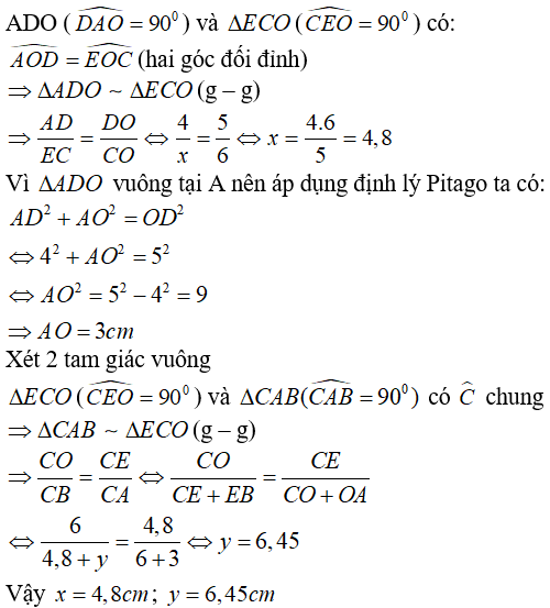 Cách tính độ dài đoạn thẳng trong tam giác giác