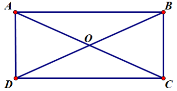 Chứng minh hai đoạn thẳng, hai góc bằng nhau trong hình chữ nhật