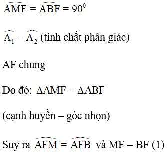 Chứng minh hai đường thẳng vuông góc dựa vào hình vuông