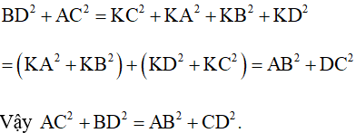 Chứng minh hệ thức trong tứ giác hay, chi tiết