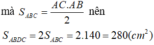 Công thức, cách tính diện tích hình chữ nhật, hình tam giác cực hay