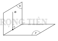 Đường thẳng vuông góc với mặt phẳng – Hai mặt phẳng vuông góc