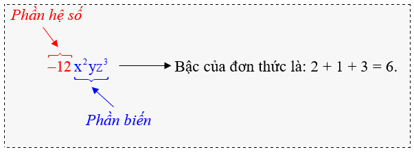 Đơn thức, đơn thức thu gọn là gì ? Bậc của đơn thức lớp 8 (cách giải + bài tập)