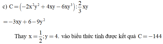 Phương pháp chia đơn thức, đa thức cho đơn thức