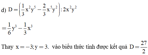 Phương pháp chia đơn thức, đa thức cho đơn thức