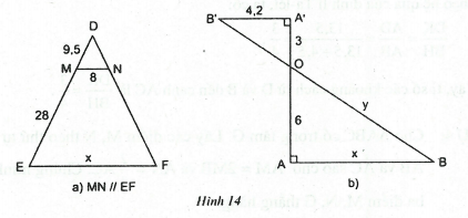 Sử dụng hệ quả của định lí Ta-lét để tính độ dài của đoạn thẳng