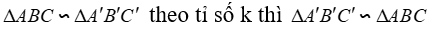 Chuyên đề Tam giác đồng dạng lớp 8