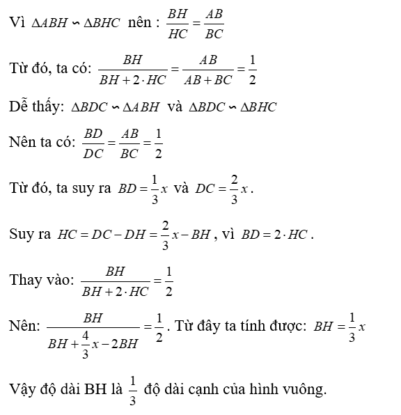 Chuyên đề Tam giác đồng dạng lớp 8