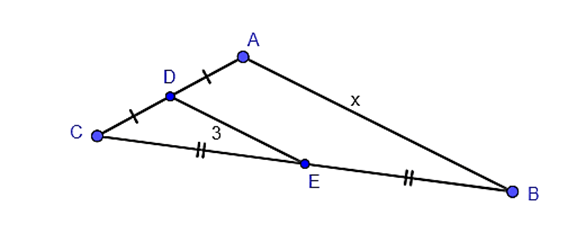 Tính độ dài đoạn thẳng bằng cách sử dụng tính chất đường trung bình lớp 8 (cách giải + bài tập)