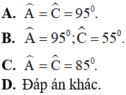 Tính số đo góc trong tứ giác hay, chi tiết